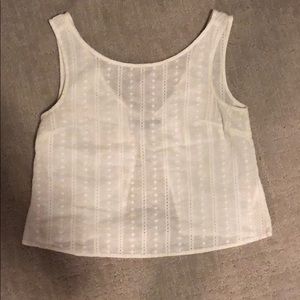 Brandy Melville Embroidered Top